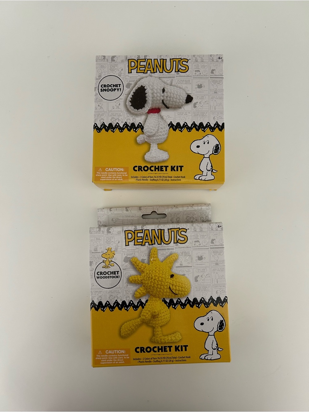 Peanuts Crochet Kits- Snoopy & Woodstock